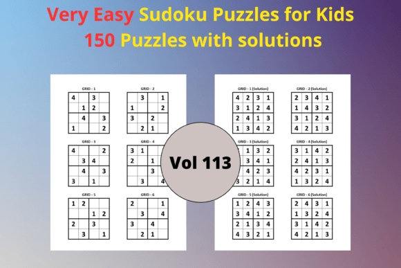 A Practical Look at Very Easy Sudoku for Kids 113 as a Learning Resource