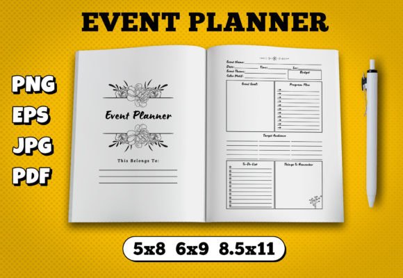 Choosing the Right Event Planner KDP Interior for Amazon Kindle