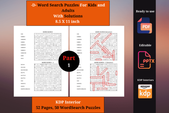 Evaluating D Word Search Puzzles for KDP 1: A Professional Resource for Content Publishers
