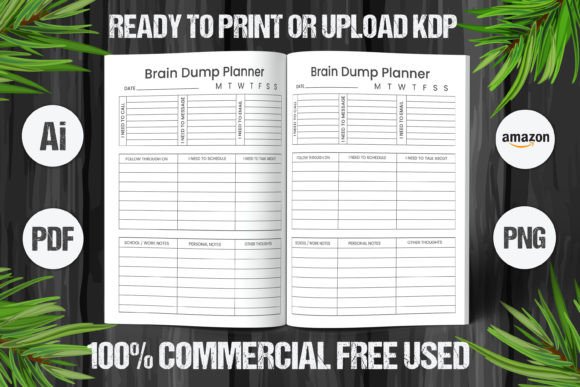 The Brain Dump Planner: A Tool for Clarity and Productivity