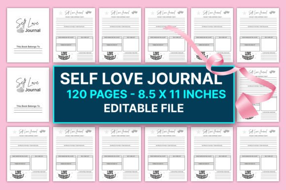 The Editable Self Love Journal for KDP: A Creator’s Tool for Fostering Positivity