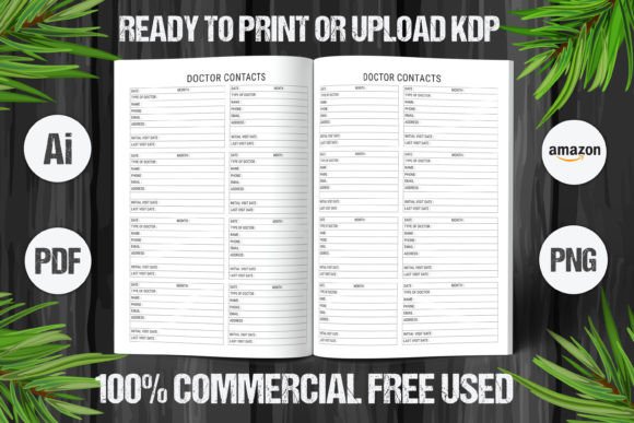 Unlock Your Creative Potential with the Doctor Contacts Book 2023 KDP Interior
