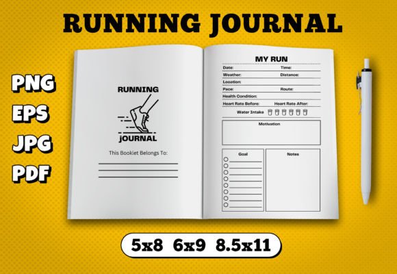 Your Running Journey, Documented and Monetized: The Power of a Running Journal KDP Insert